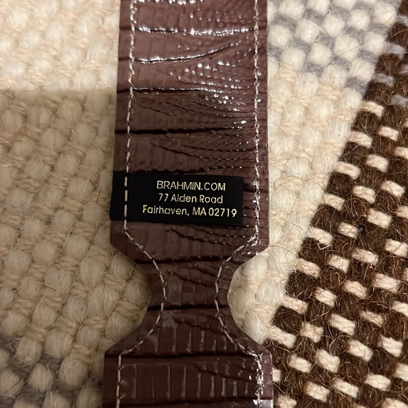 Brahmin Leather luggage Tag - Picture 5 of 8